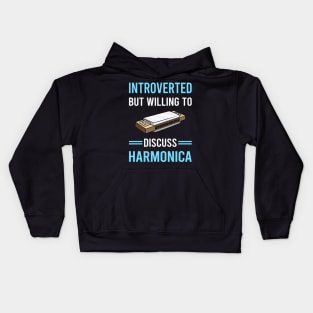 Introverted Harmonica Mouth Organ Kids Hoodie
